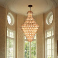 Extra Large Luxury Multi - tier Gold Pendant Glass Chandelier for Stairs/Large High - ceiling Room - lampmodern