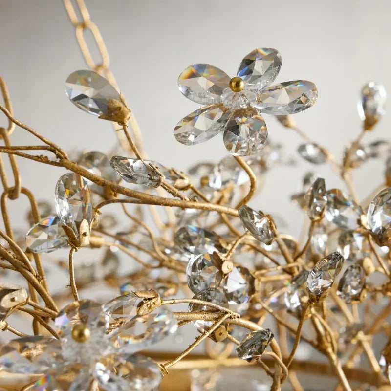 Fiore Crown Chandelier 39" 48" 60" - lampmodern