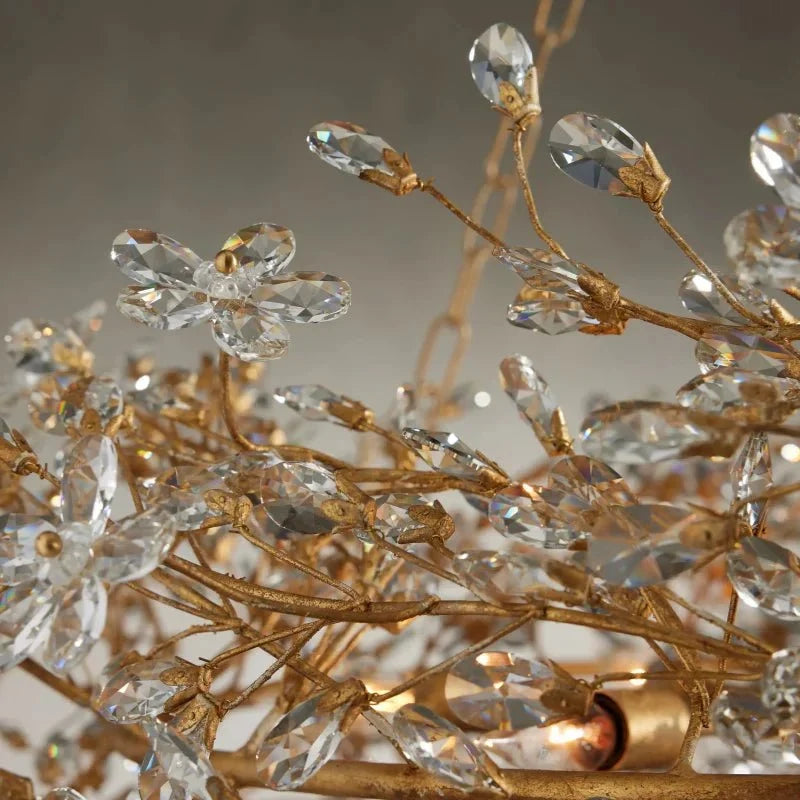 Fiore Crown Chandelier 39" 48" 60" - lampmodern