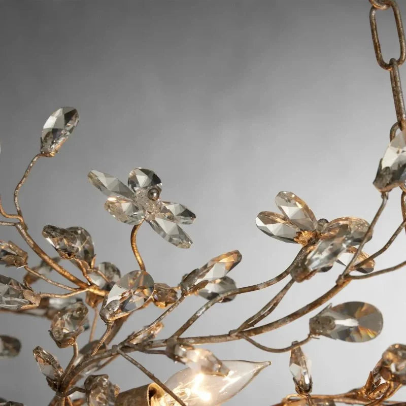 Fiore Linear Chandelier 43" 51" 68"W - lampmodern