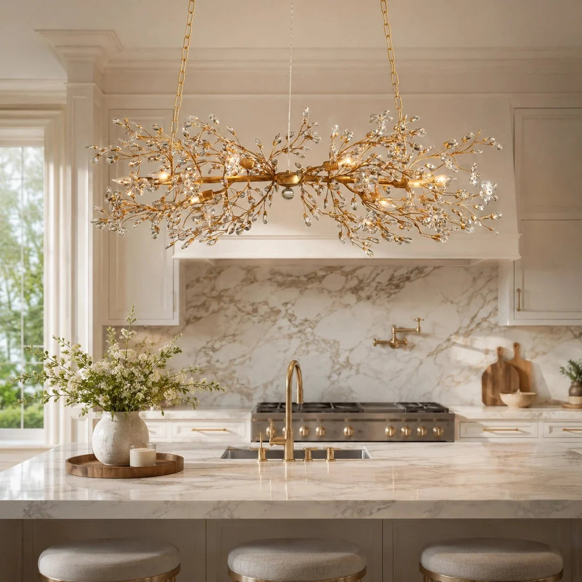 Fiore Linear Chandelier - lampmodern