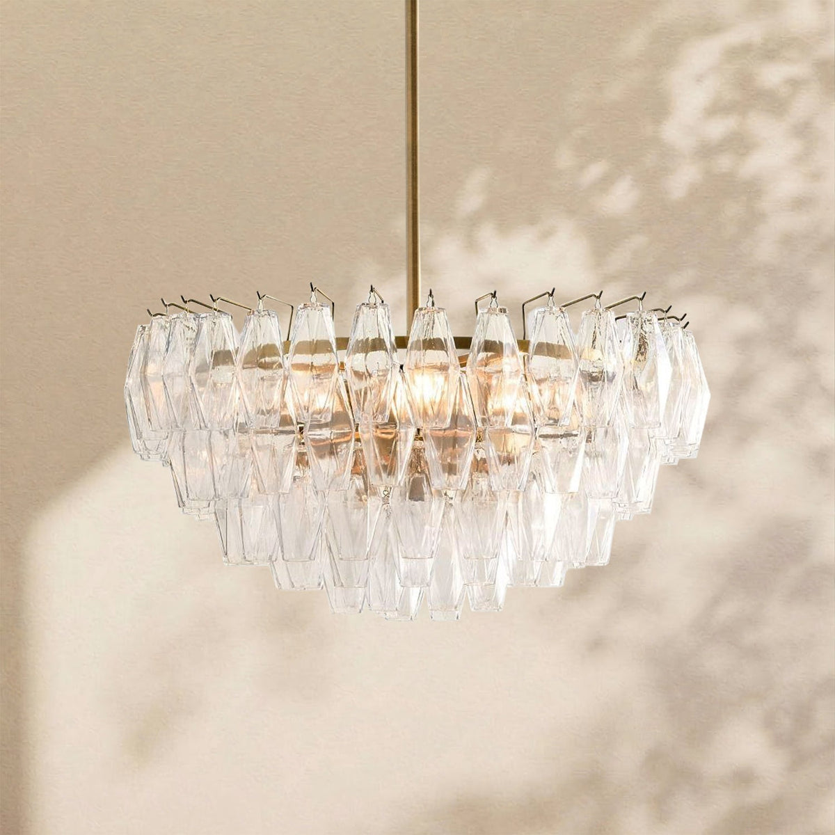 Florence Glass Round Chandelier - lampmodern