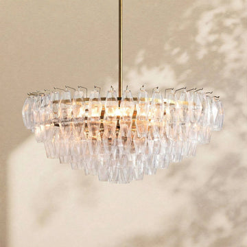 Florence Glass Round Chandelier - lampmodern