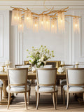 Forest Dawn Brass Branch Chandelier - L 63″ x W 31.5″ x H 17.7″Dark Copperlampmodern