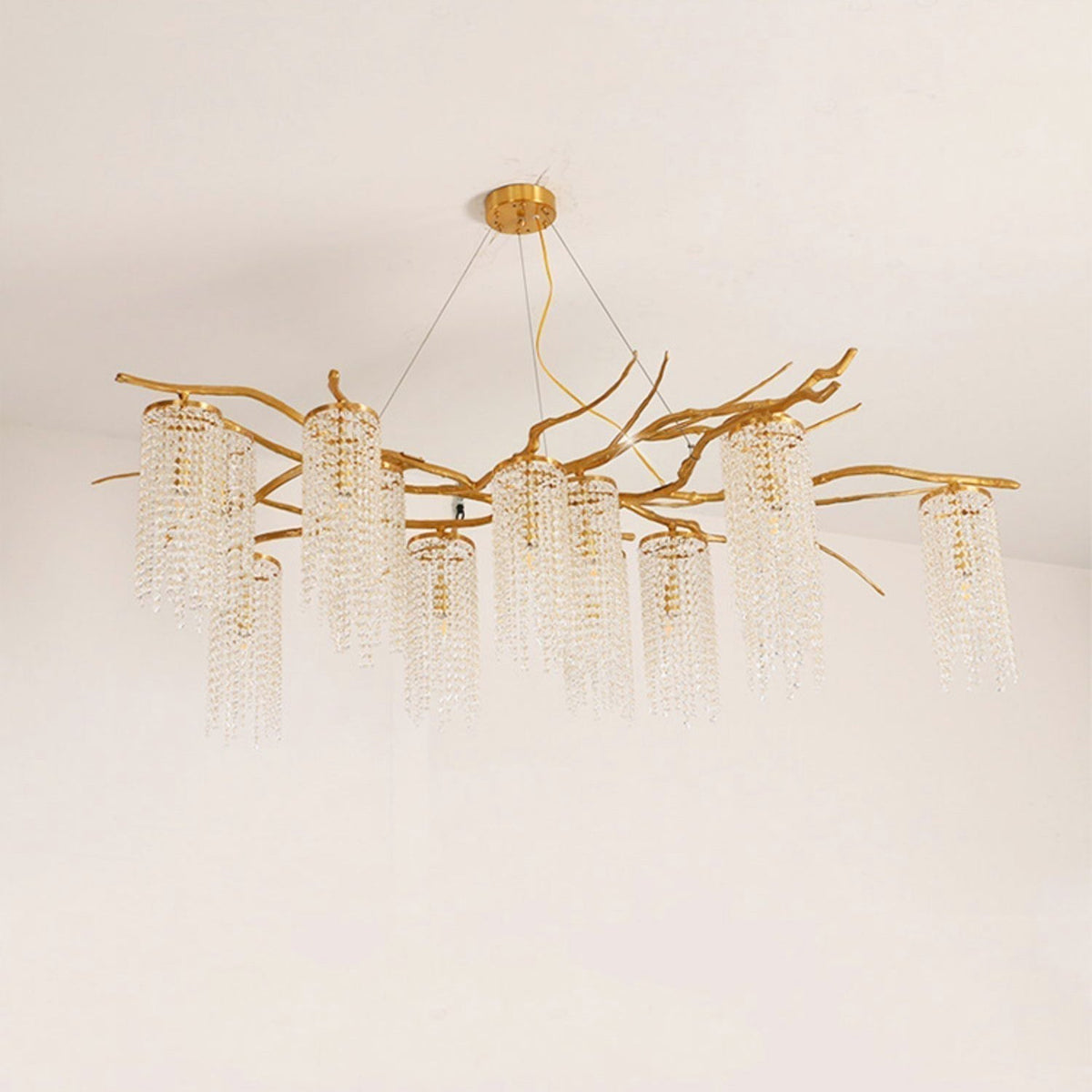 Forest Dawn Brass Branch Chandelier - L 63″ x W 31.5″ x H 17.7″Dark Copperlampmodern
