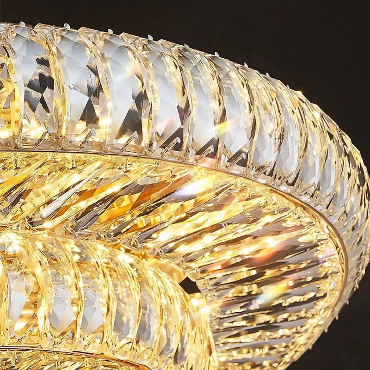 Gio Crystal Flush Mount Chandelier - lampmodern