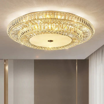 Gio Crystal Flush Mount Chandelier - lampmodern