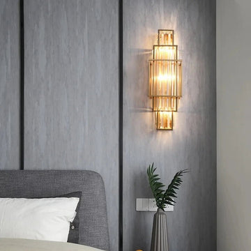 Gio Crystal Wall Sconce - lampmodern