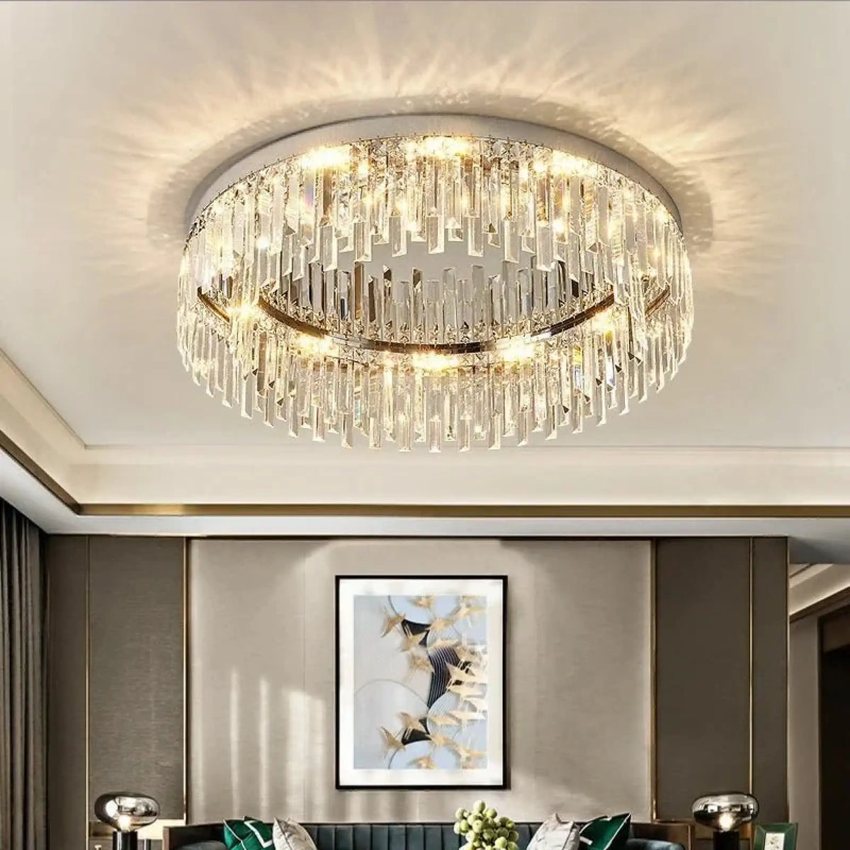 Gio Flush Mount Chandelier - lampmodern