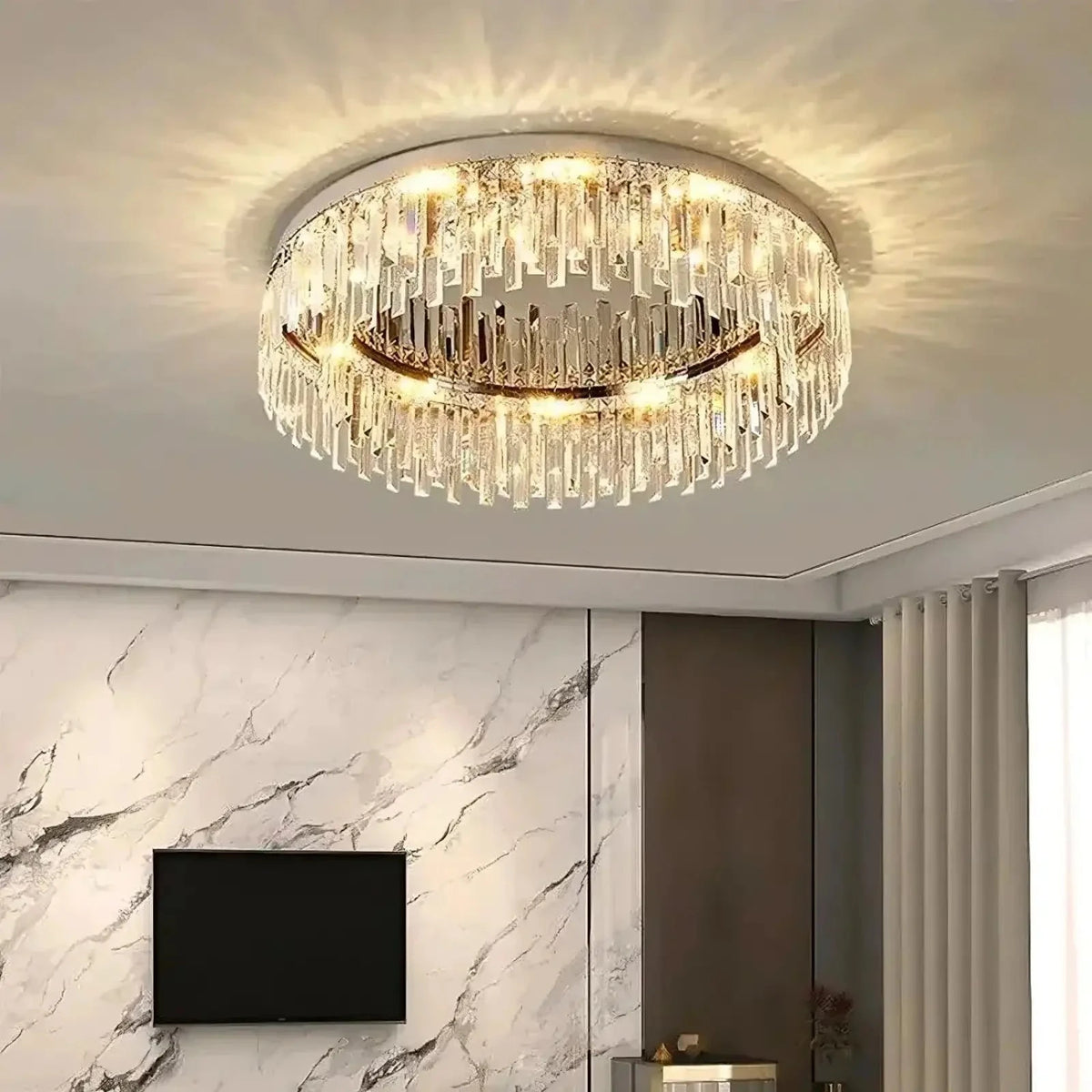 Gio Flush Mount Chandelier - lampmodern