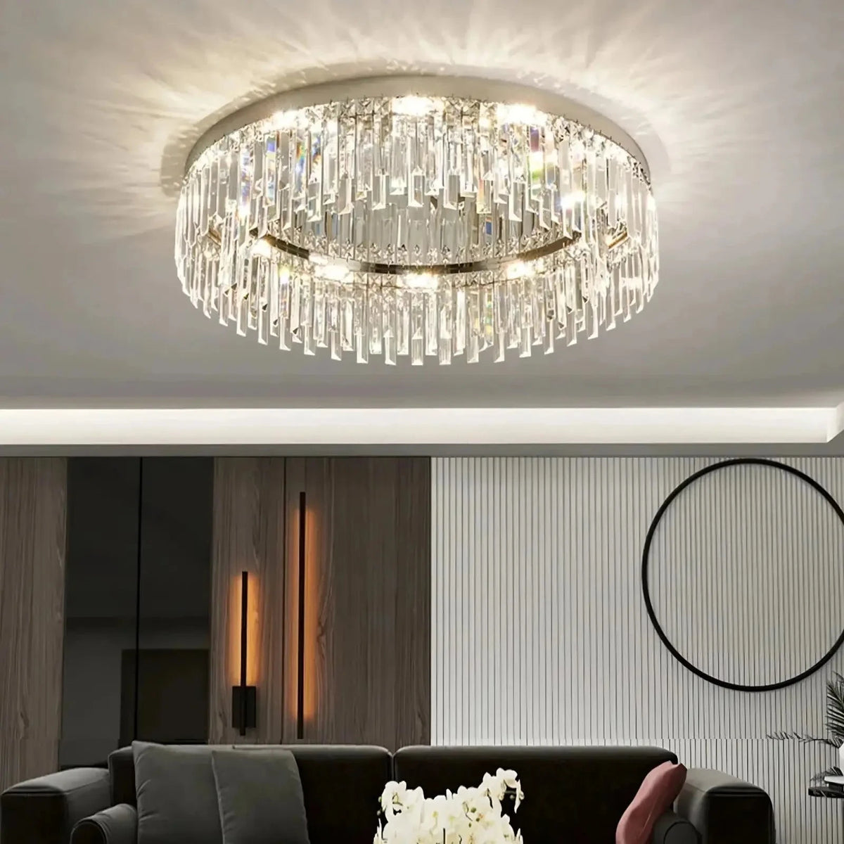 Gio Flush Mount Chandelier - lampmodern
