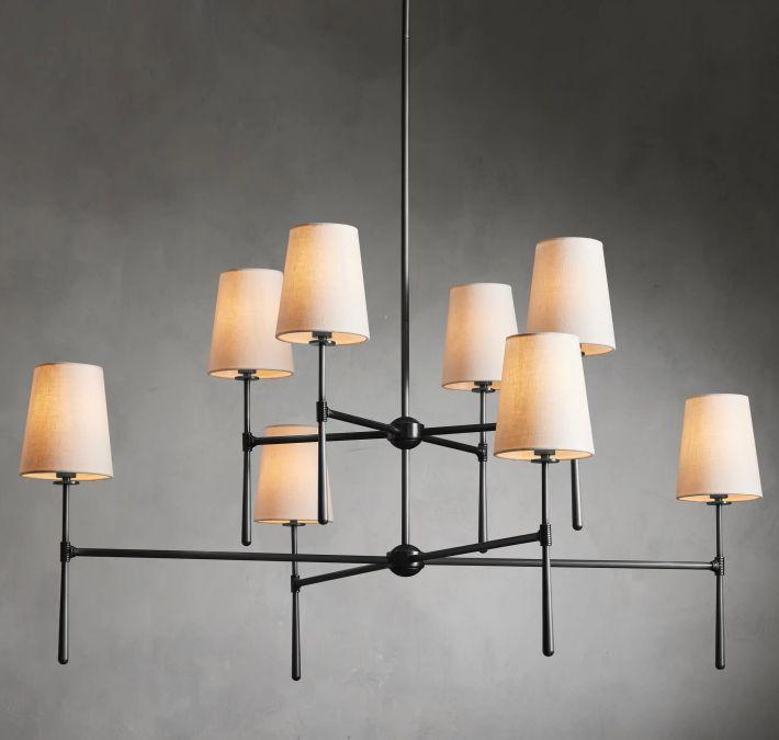 Gwyneth 2 - Tier Round Chandelier - lampmodern