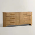 Astor Six Drawer Dresser - Lamp Modern