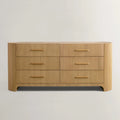 Astor Six Drawer Dresser - Lamp Modern