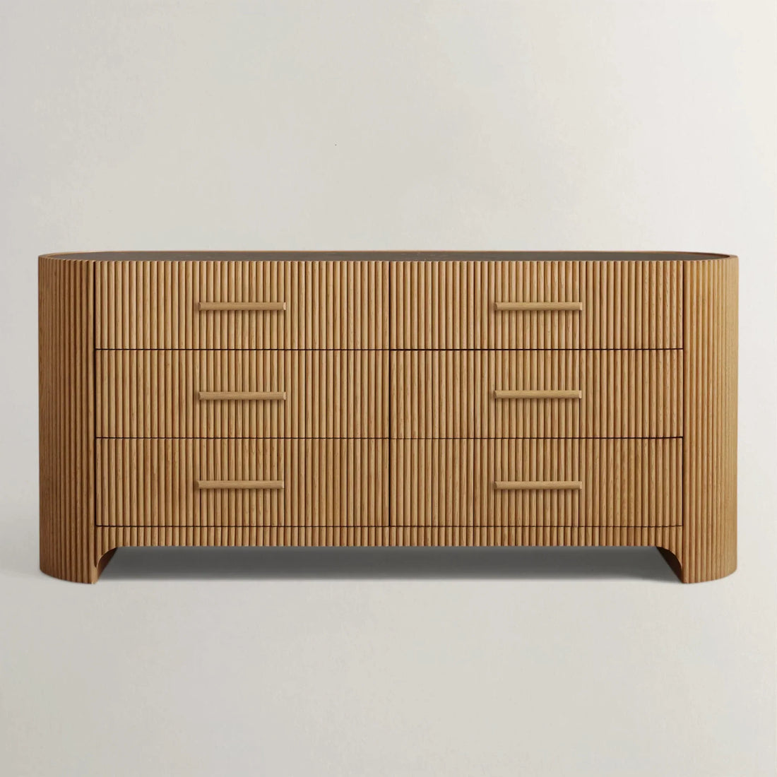 Astor Six Drawer Dresser-Lamp Modern