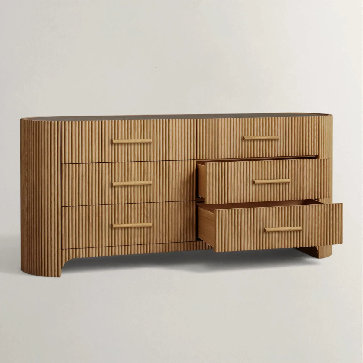 Astor Six Drawer Dresser - Lamp Modern