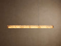 Halima Alabaster Linear Chandelier - lampmodern