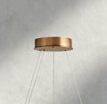 Halima Halo Alabaster Chandelier - lampmodern