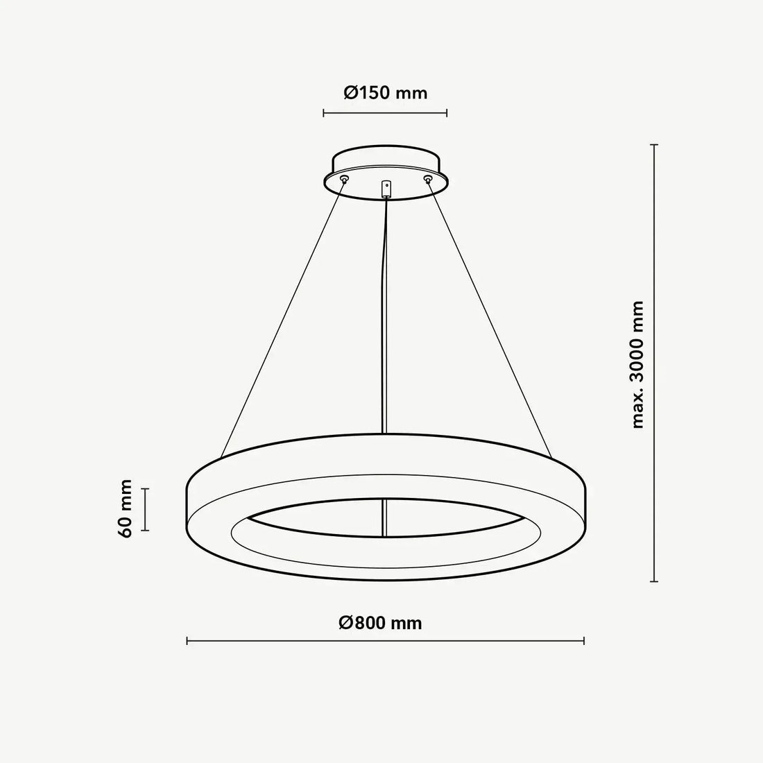Halo Ring Alabaster Natural Stone Chandelier - 23.6 x 2.4 x 2.4 incheslampmodern