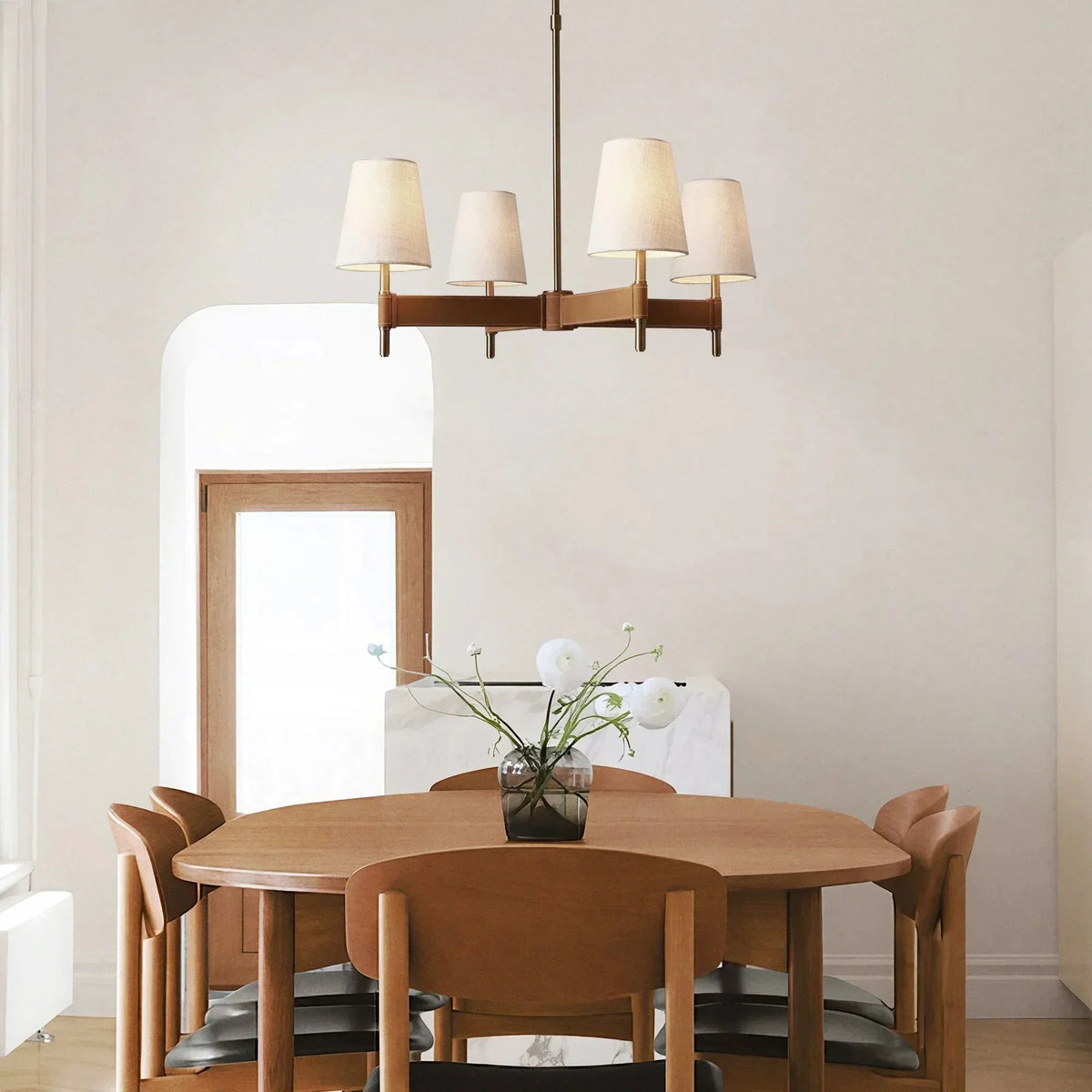 Hastings 4 - Light Cross Chandelier - lampmodern