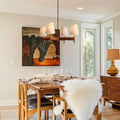 Hastings 4 - Light Cross Chandelier - lampmodern