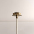 Haven Round Brass Chandelier - lampmodern