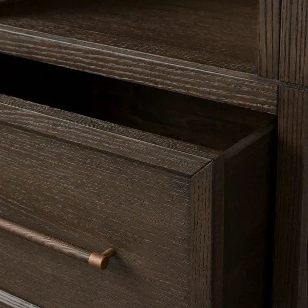 Hattie Single Entryway Cabinet in Oak 25"W - Lamp Modern
