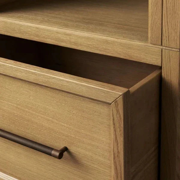 Hattie Single Entryway Cabinet in Oak 25"W - Lamp Modern