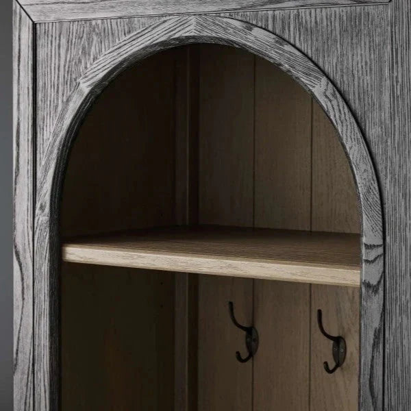 Hattie Single Entryway Cabinet in Oak 25"W - Lamp Modern