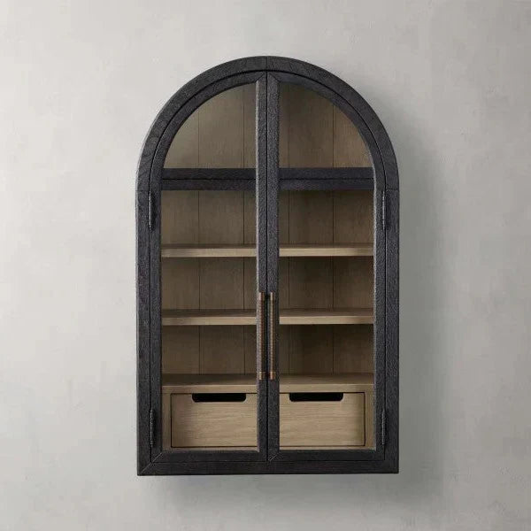 Hattie Wall Mounted Cabinet in Oak 24"W - Lamp Modern