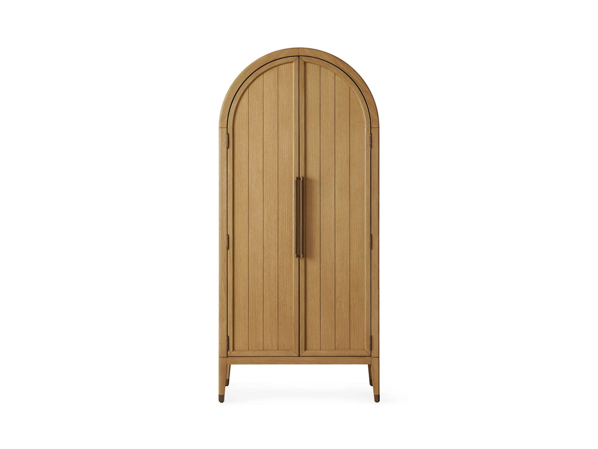 Hattie Accent Cabinet in Oak 36"W 46"W - Lamp Modern