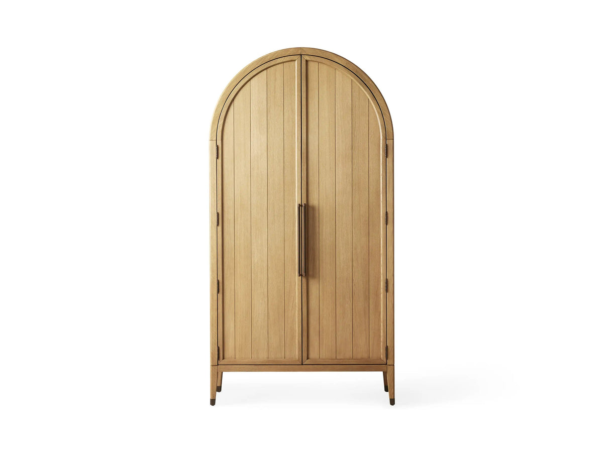 Hattie Accent Cabinet in Oak 36"W 46"W - Lamp Modern