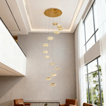 Italian Style Chandeliers Duplex Luxury Ceiling Lights - lampmodern