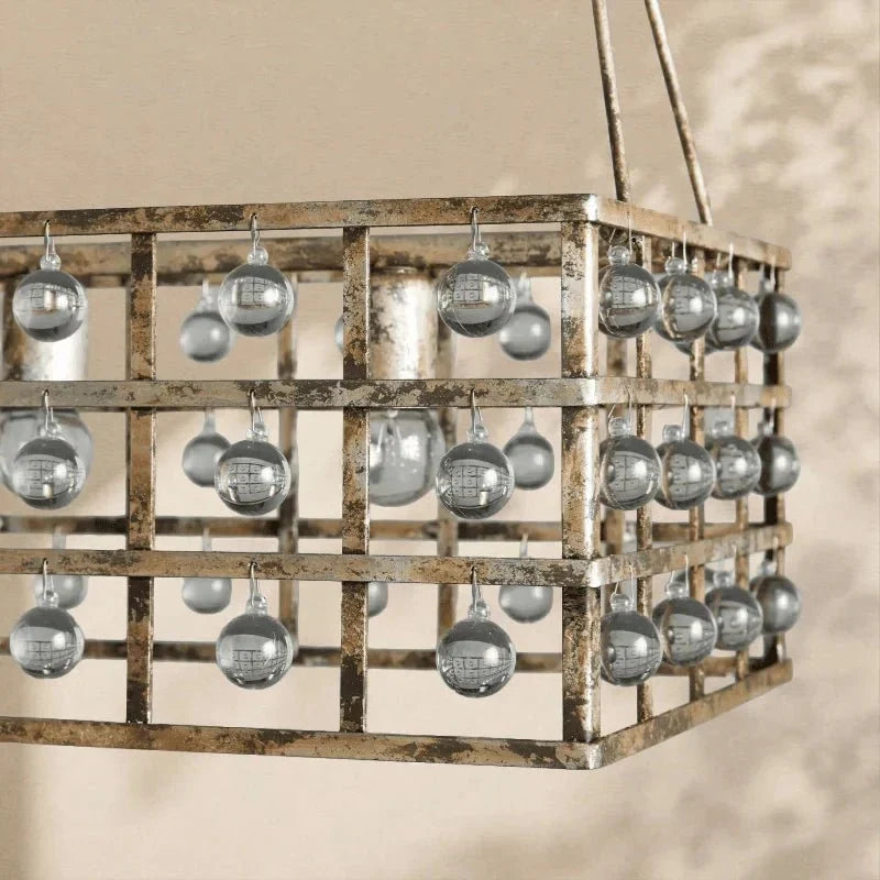 La Cage Rectangular Chandelier - lampmodern