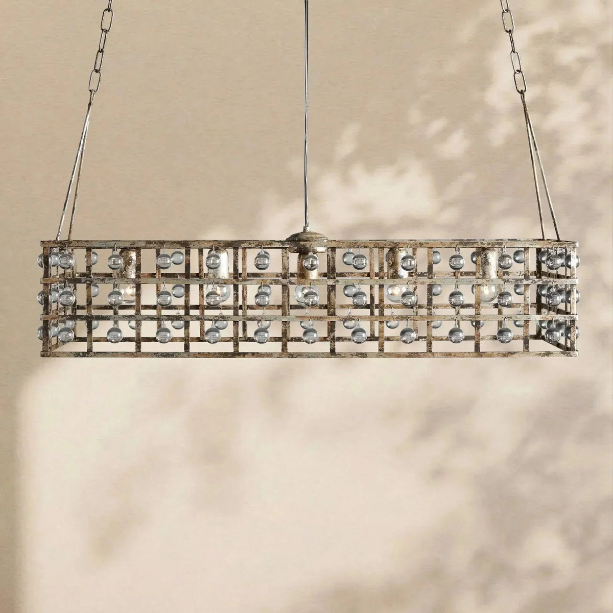 La Cage Rectangular Chandelier - lampmodern
