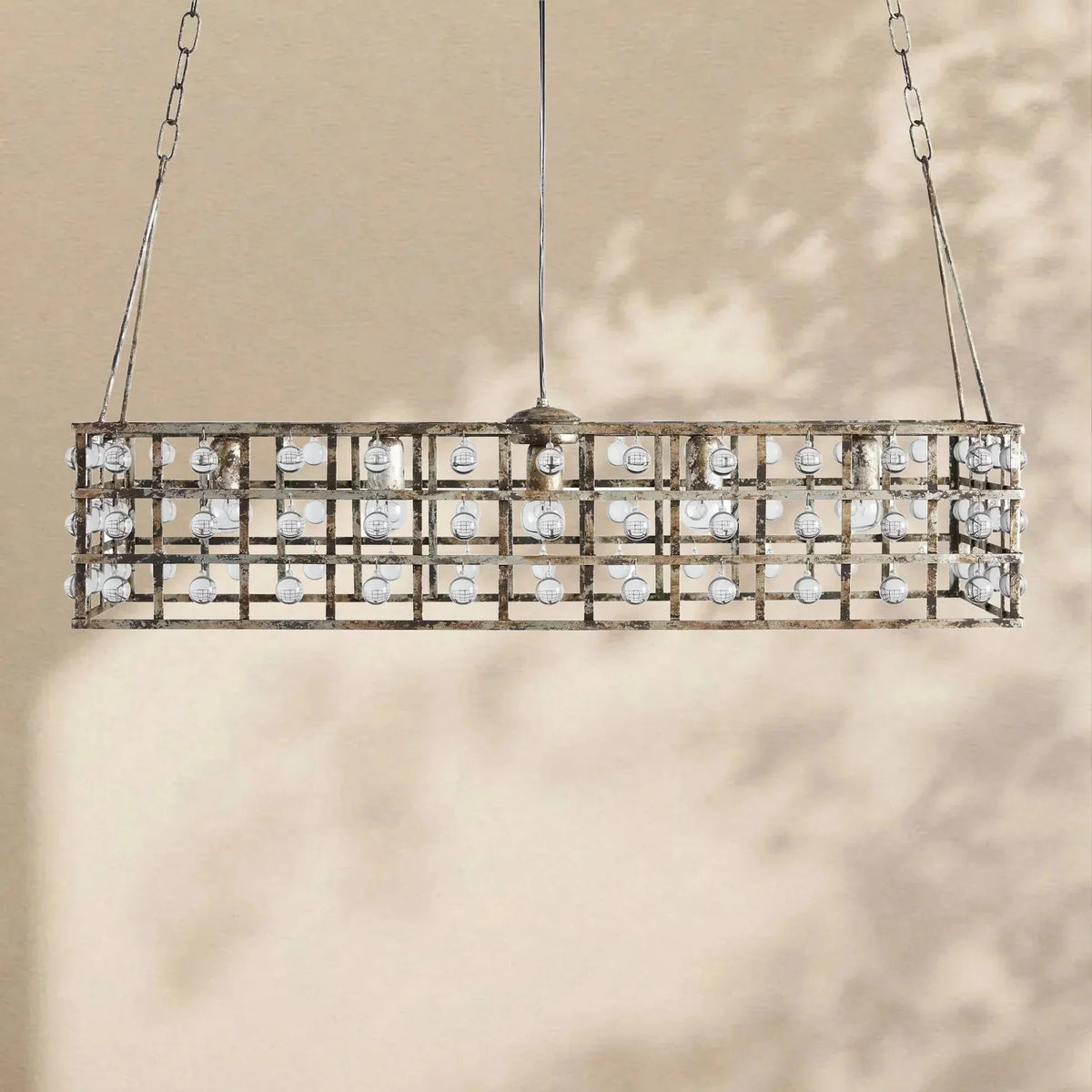 La Cage Rectangular Chandelier - lampmodern