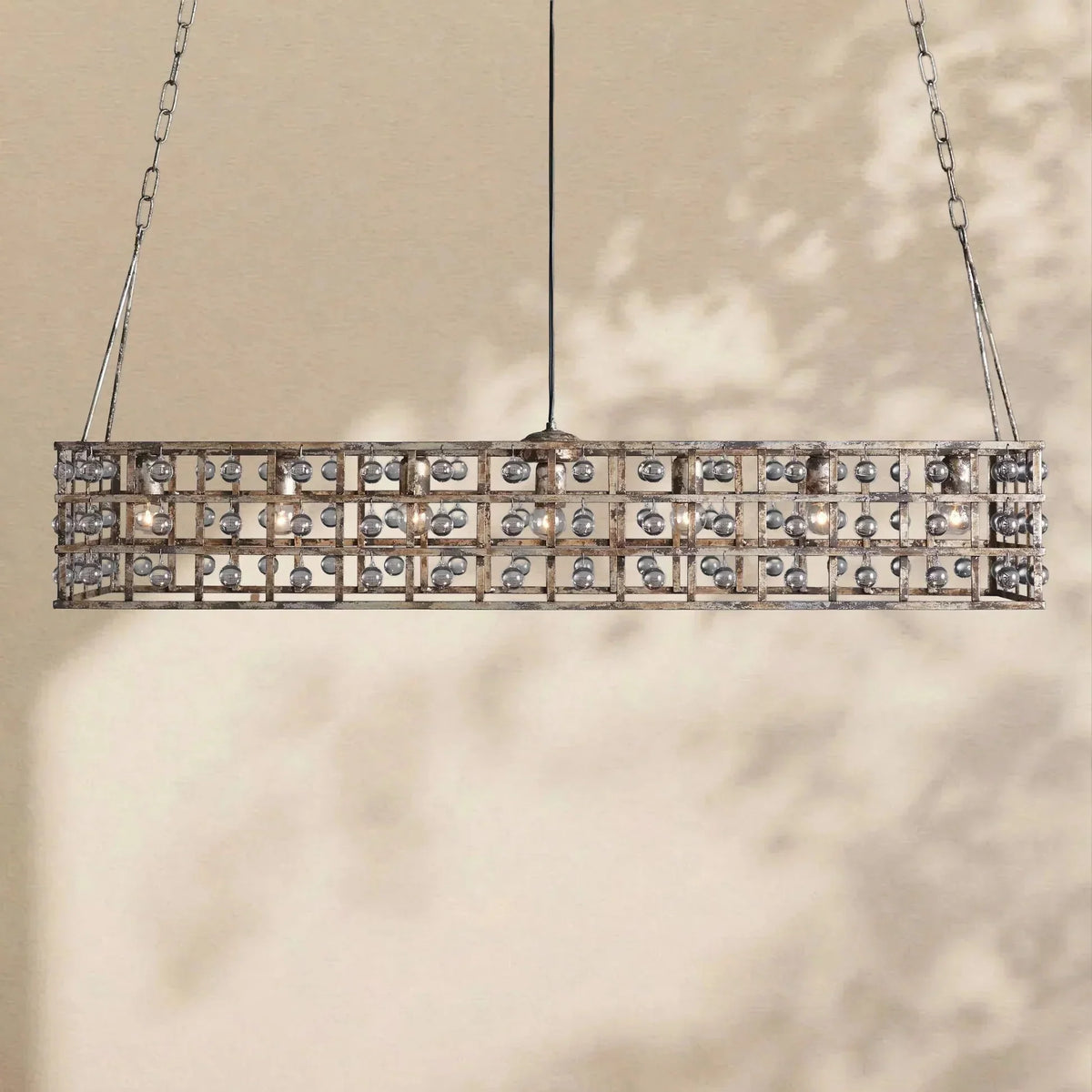 La Cage Rectangular Chandelier - lampmodern