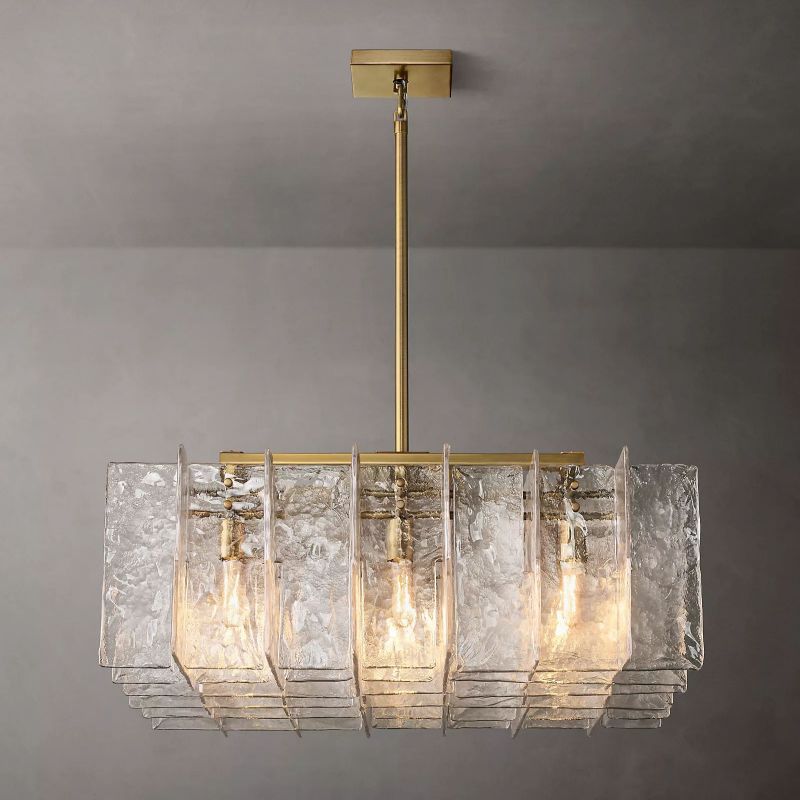 Latracy Square Chandelier 37" - lampmodern