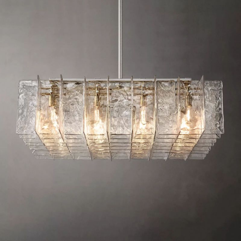 Latracy Square Chandelier 49" - lampmodern