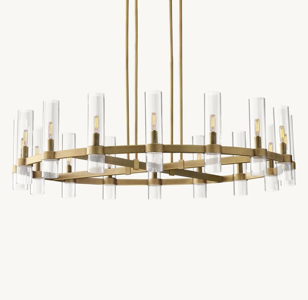 Lavelle Round Chandelier 36" 48" 60" - lampmodern