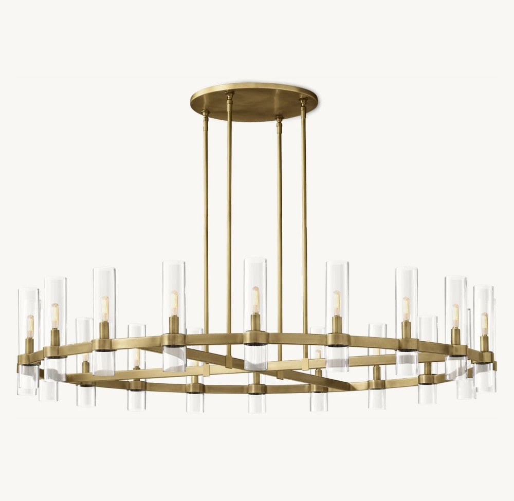 Lavelle Round Chandelier 60" - lampmodern