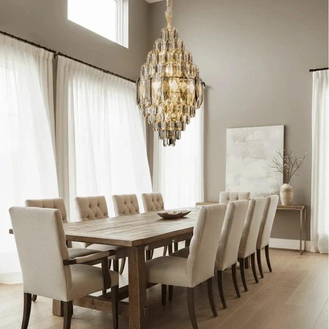 Lazzo Crystal Chandelier - lampmodern