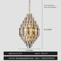 Lazzo Crystal Chandelier - lampmodern
