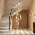LED Staircase Chandelier Luxury Acrylic Ceiling Light - lampmodern