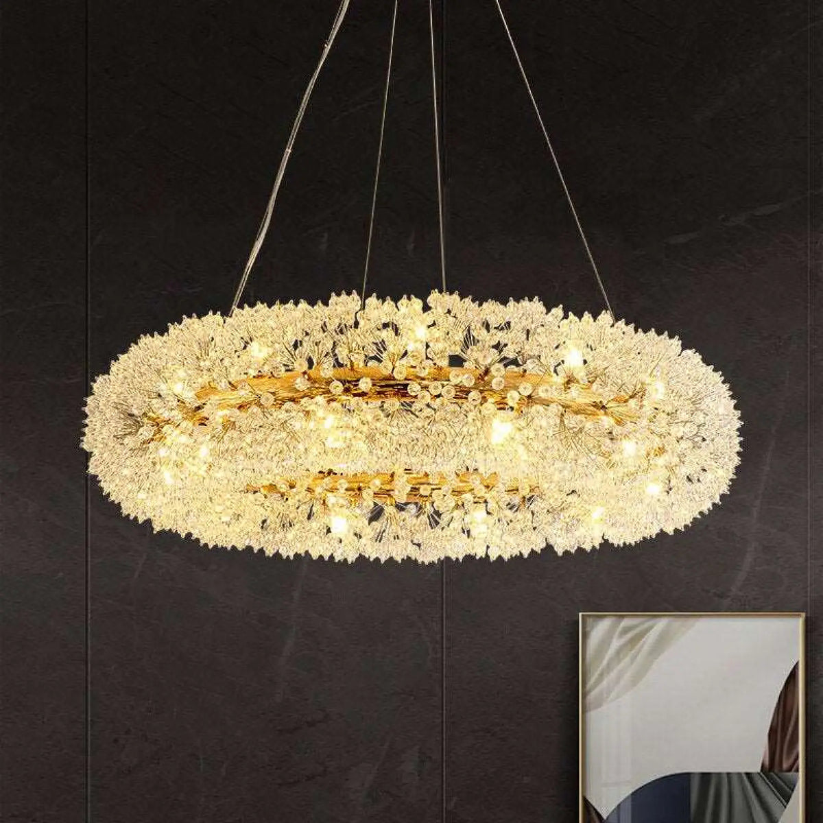 Leone Crystal Chandelier - lampmodern