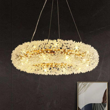 Leone Crystal Chandelier - lampmodern