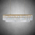 Leyland Tiered Rectangular Chandelier - lampmodern