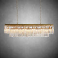Leyland Tiered Rectangular Chandelier - lampmodern
