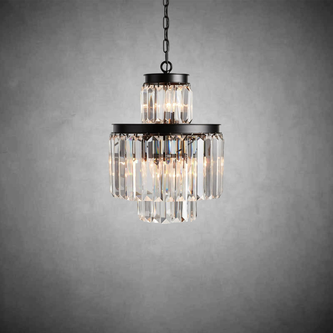 Leyland Tiered Round Chandelier Lighting - lampmodern