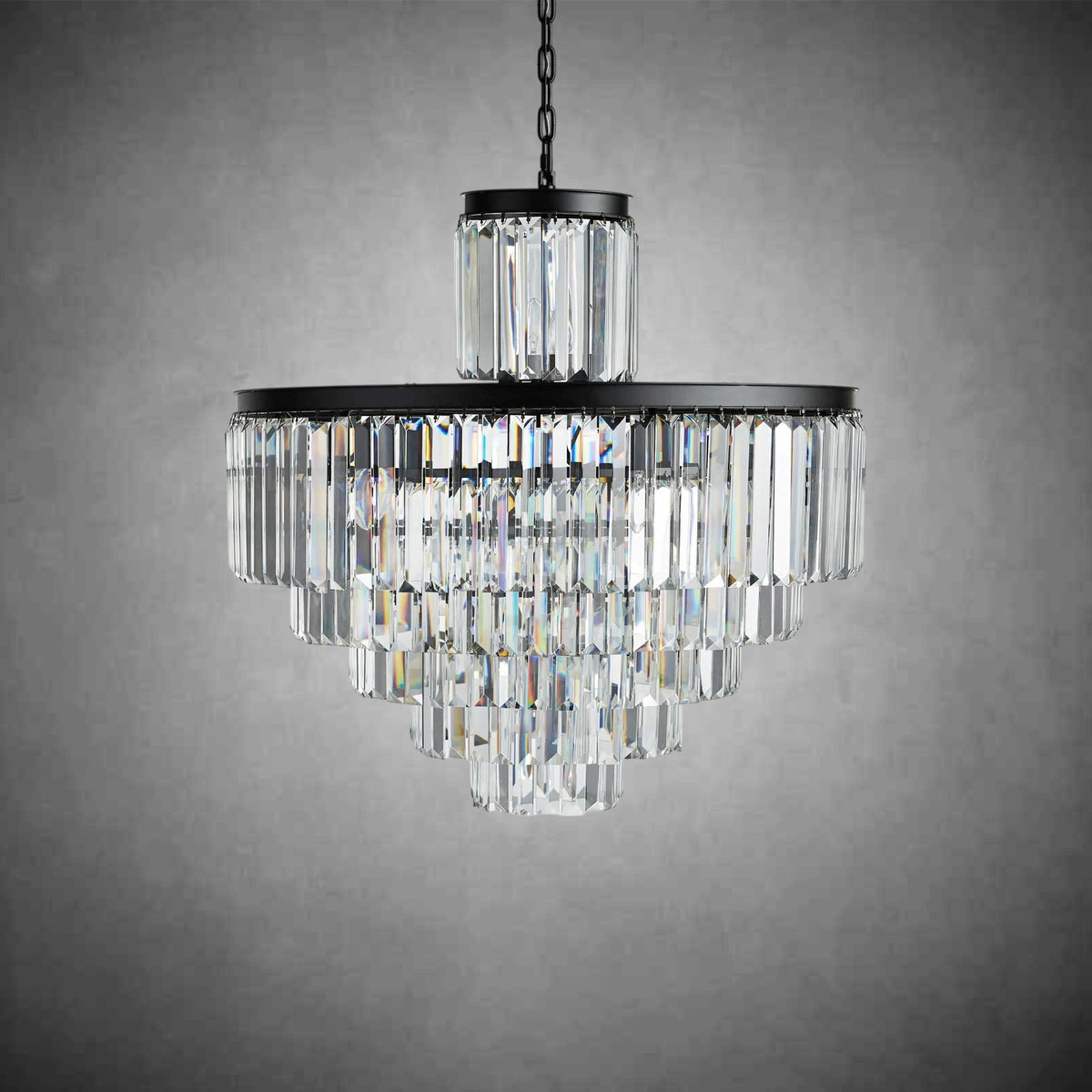 Leyland Tiered Round Chandelier Lighting - lampmodern